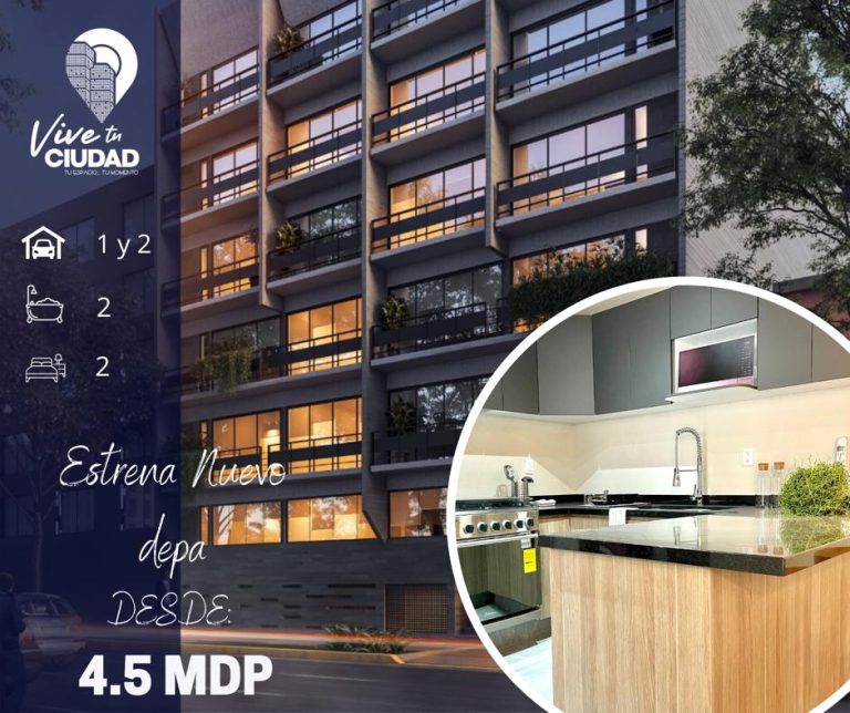 DEPARTAMENTOS EN COLONIA NAPOLES CDMX