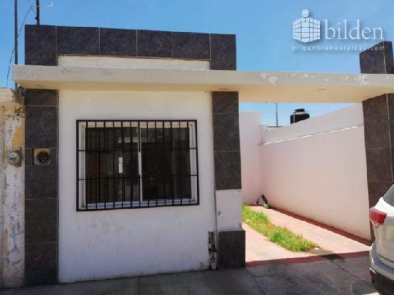 Casa en Venta 3 hab fracc puerta de san ignacio Durango