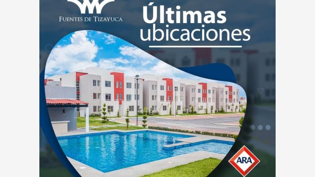 Departamento en Venta en Fuentes de Tizayuca Hidalgo