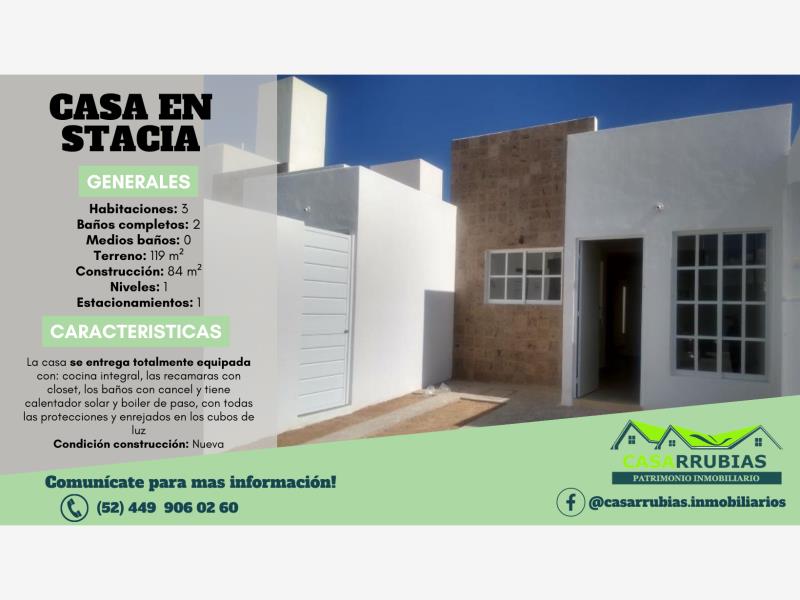 Casa en Renta economica 3hab STACIA Jesus Maria Aguascalientes 1