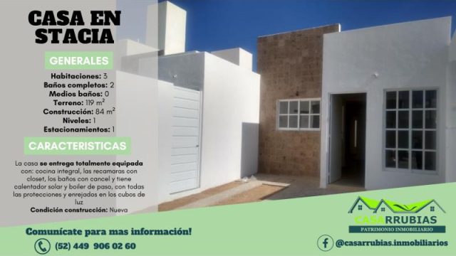 Casa en Renta economica 3hab STACIA Jesus Maria Aguascalientes