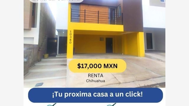 Adquiere esta bonita Casa en Renta en Albaterra III Chihuahua Mexico 1