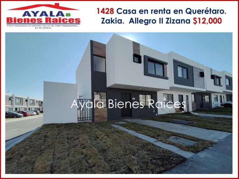 Casa en Renta en Zibatá El Marques Queretaro