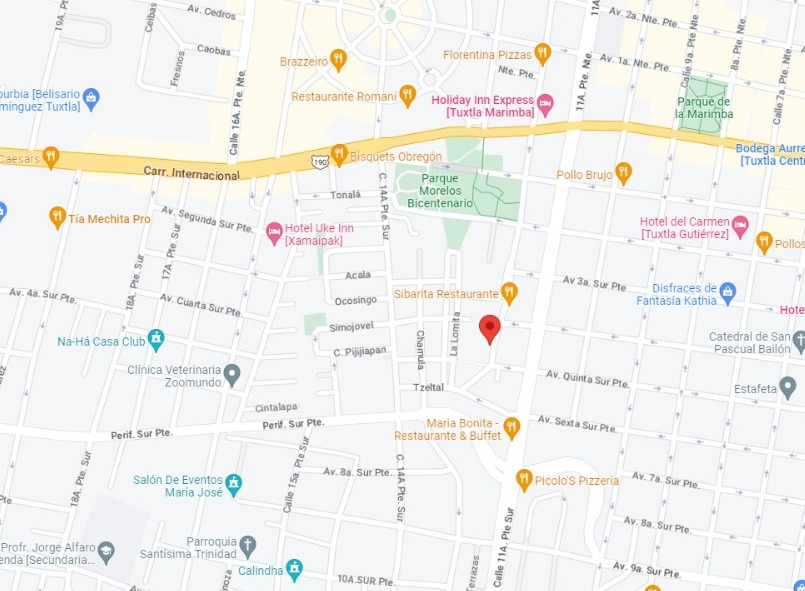 Ubicacion Departamento Amueblado en Venta La Lomita Tuxtla Gutierrez Chiapas 7 1