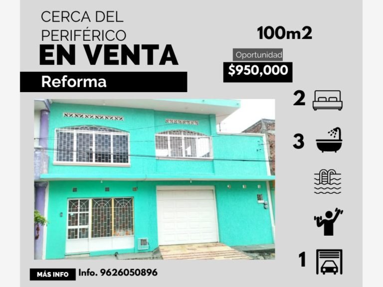 Casa en VENTA en Reforma Tapachula Chiapas
