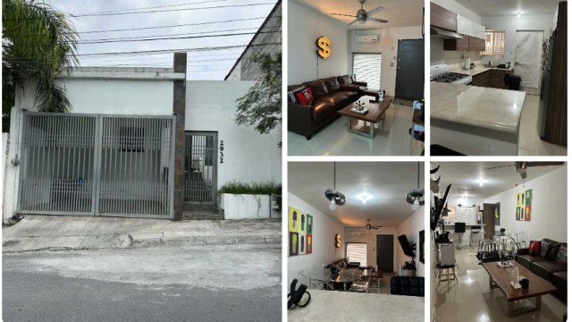 Casa en Renta Amueblada en Altavista Sur Monterrey Nuevo Leon