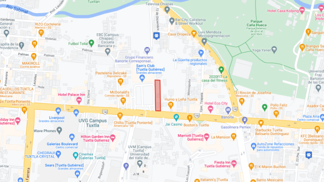 Terreno Comercial 25 x 133 a un lado de sams 3