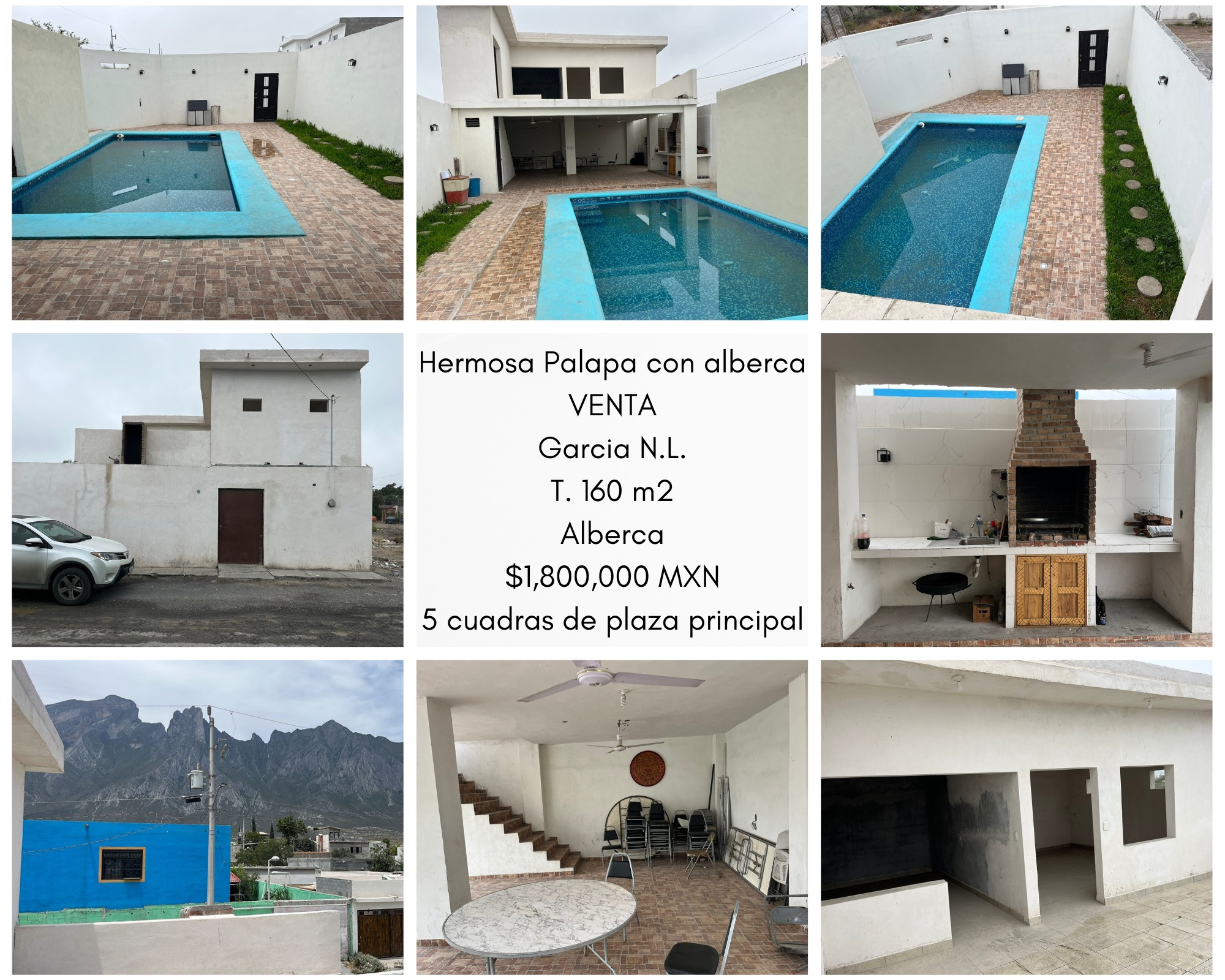 Casa en Venta con Alberca Garcia Nuevo Leon