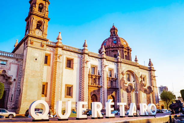 Historical Town Queretaro in Mexico