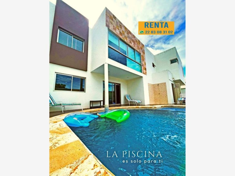 Casa en Renta POR DIA en Lomas del Sol Alvarado Veracruz