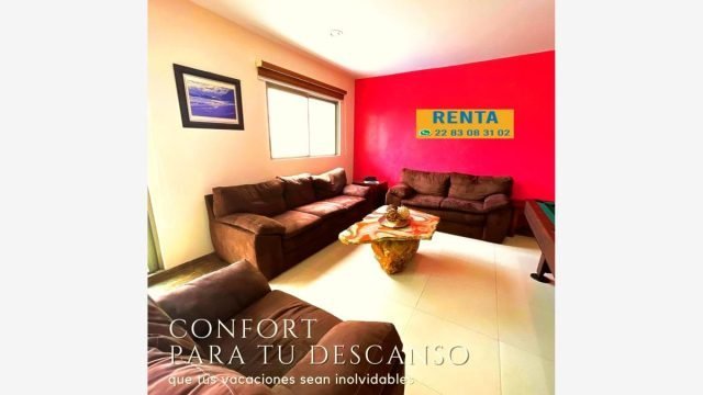 Casa en Renta POR DIA en Lomas del Sol Alvarado Veracruz (3)