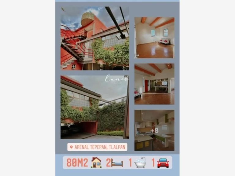 Departamento en Renta en Valle de Tepepan Tlalpan CDMX