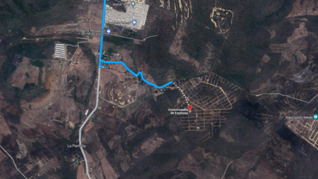 Ubicacion del Terreno 2 satelital