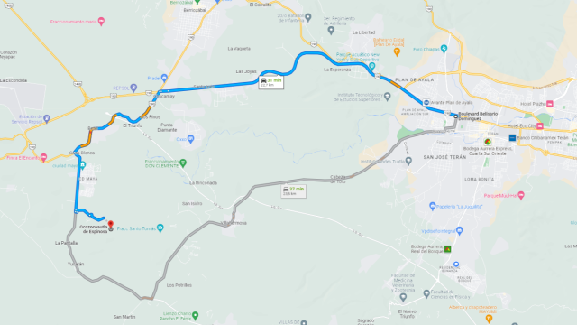 Ubicacion del Terreno