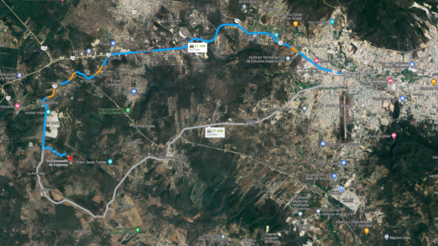 Ubicacion del Terreno satelital