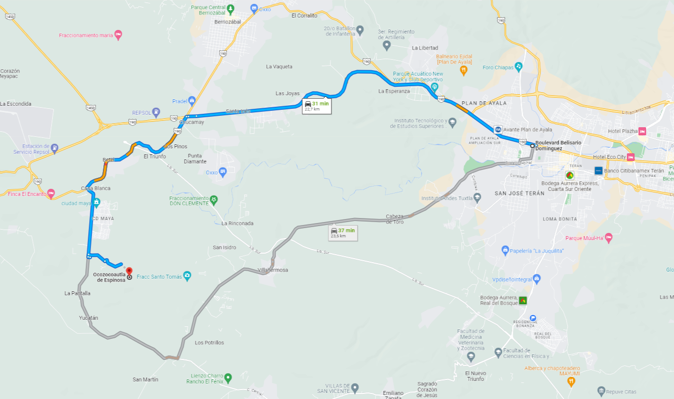 Ubicacion del Terreno