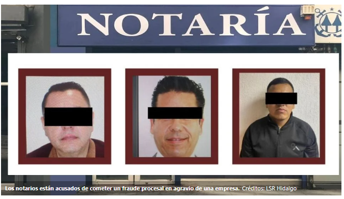 Vinculados a Proceso: Notarios de Hidalgo y Puebla Simulan el Pago de un Inmueble 1 vinculan a proceso notarios