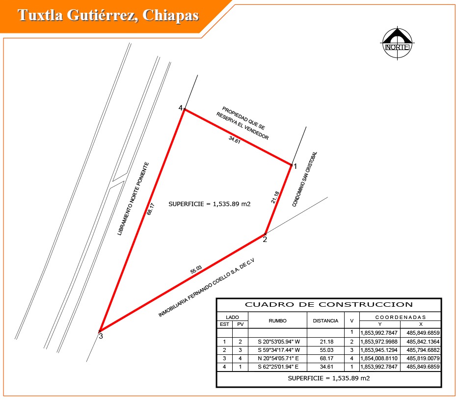 Plano Cuchilla 1535 M2
