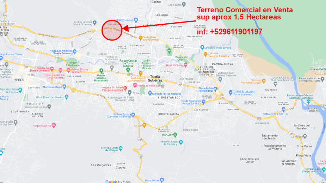 Terreno Comercial en Venta 15,000 M2 aprox Tuxtla Gutierrez Chiapas (2)