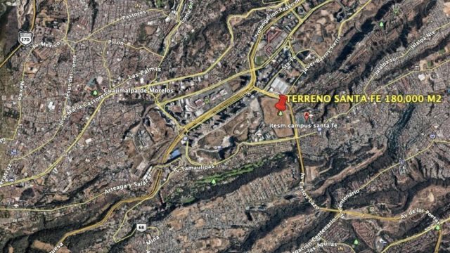 Terreno en Venta 24 Has en Santa Fe Alvaro Obregon CDMX (5)