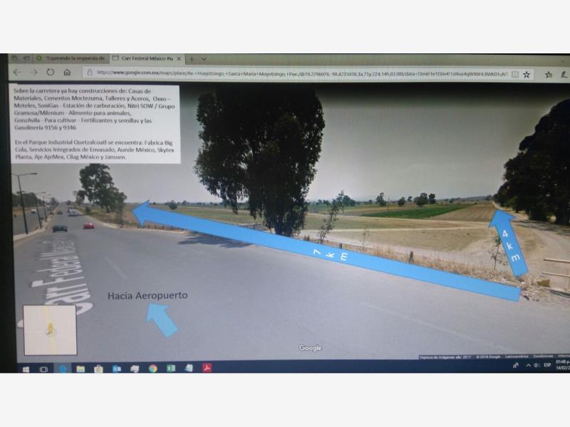 Terreno en Venta 370 hectareas en Santa Maria Moyotzingo San Martin Texmelucan Puebla (1)