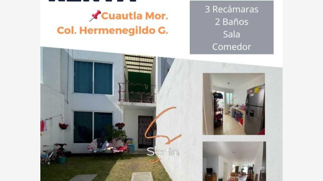 Casa en Renta en Hermenegildo Galeana Cuautla Morelos 2