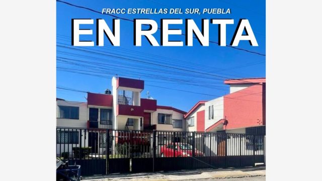 Departamento en Renta en Zona Residencial Anexa Estrellas del Sur Puebla 4