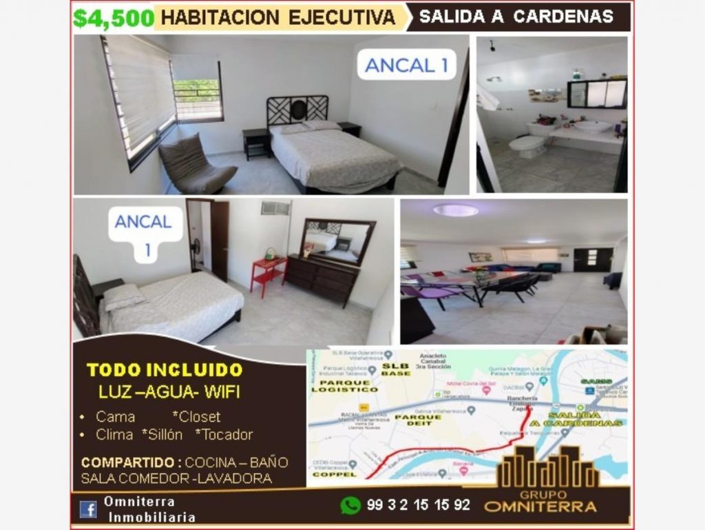 Departamento en Renta en Anacleto Canabal 1ra. Seccion Villahermosa Tabasco 1