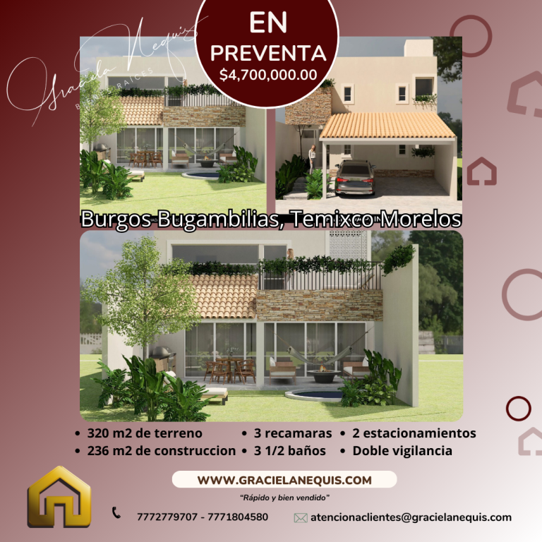 Casa en Condominio en Burgos Bugambilias, Temixco, Morelos