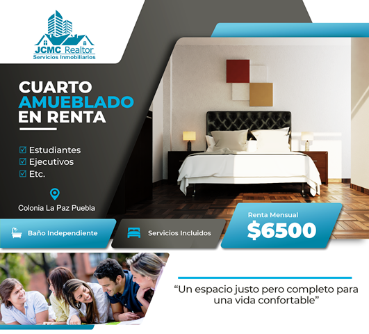 Flyer virtual Cuarto en renta Roger 3