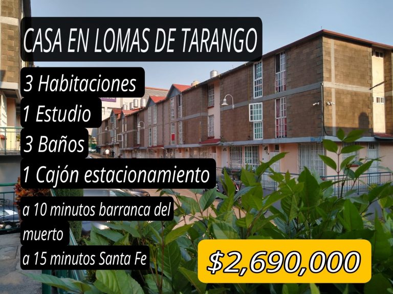 casa en lomas de tarango