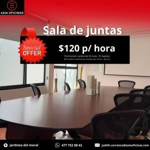 SALA DE JUNTAS EN LEON