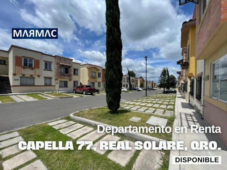 Departamento en Renta | Capella, Real Solare | El Marqués, Querétaro