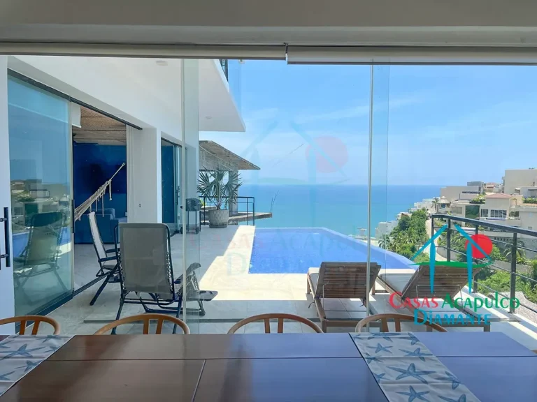 Casa en Renta en Real Diamante con alberca privada y vista al mar, Acapulco, Gro
