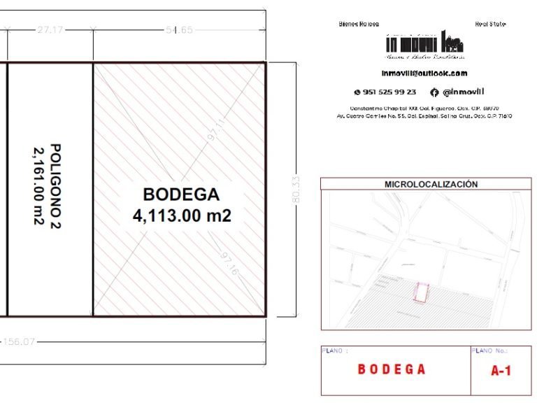 BODEGAS EN RENTA EN OAXACA, 4,113 M2, UBICADA EN LA ZONA MAS COMERCIAL DE OAXACA, CANDIANI – SIMBOLOS PATRIOS.