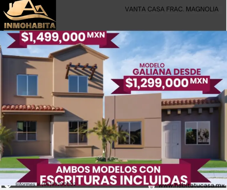 Venta casa en Ampliación el Castillo, Fracc. Magnolia a estrenar