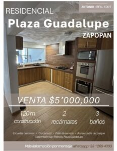 CASA EN VENTA EN PLAZA GUADALUPE, JALISCO
