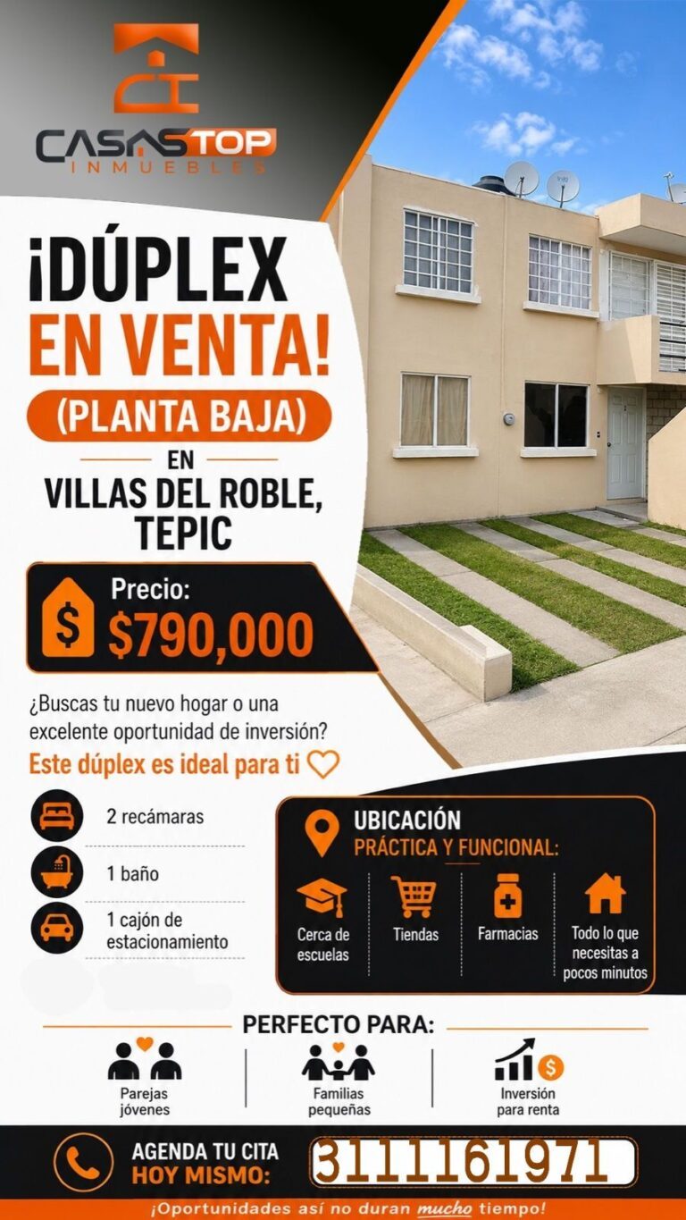 Casa en Venta en Villas del Roble, Tepic Nayarit
