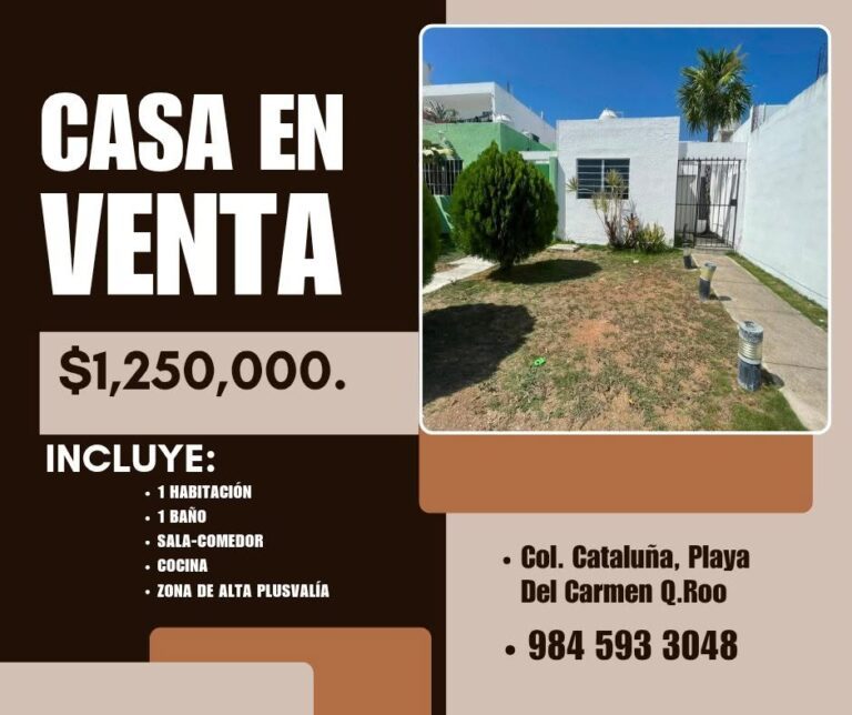 Casa en venta en Quintana Roo