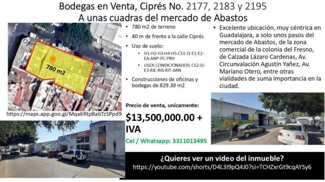 Bodega en Venta en Guadalajara Jalisco