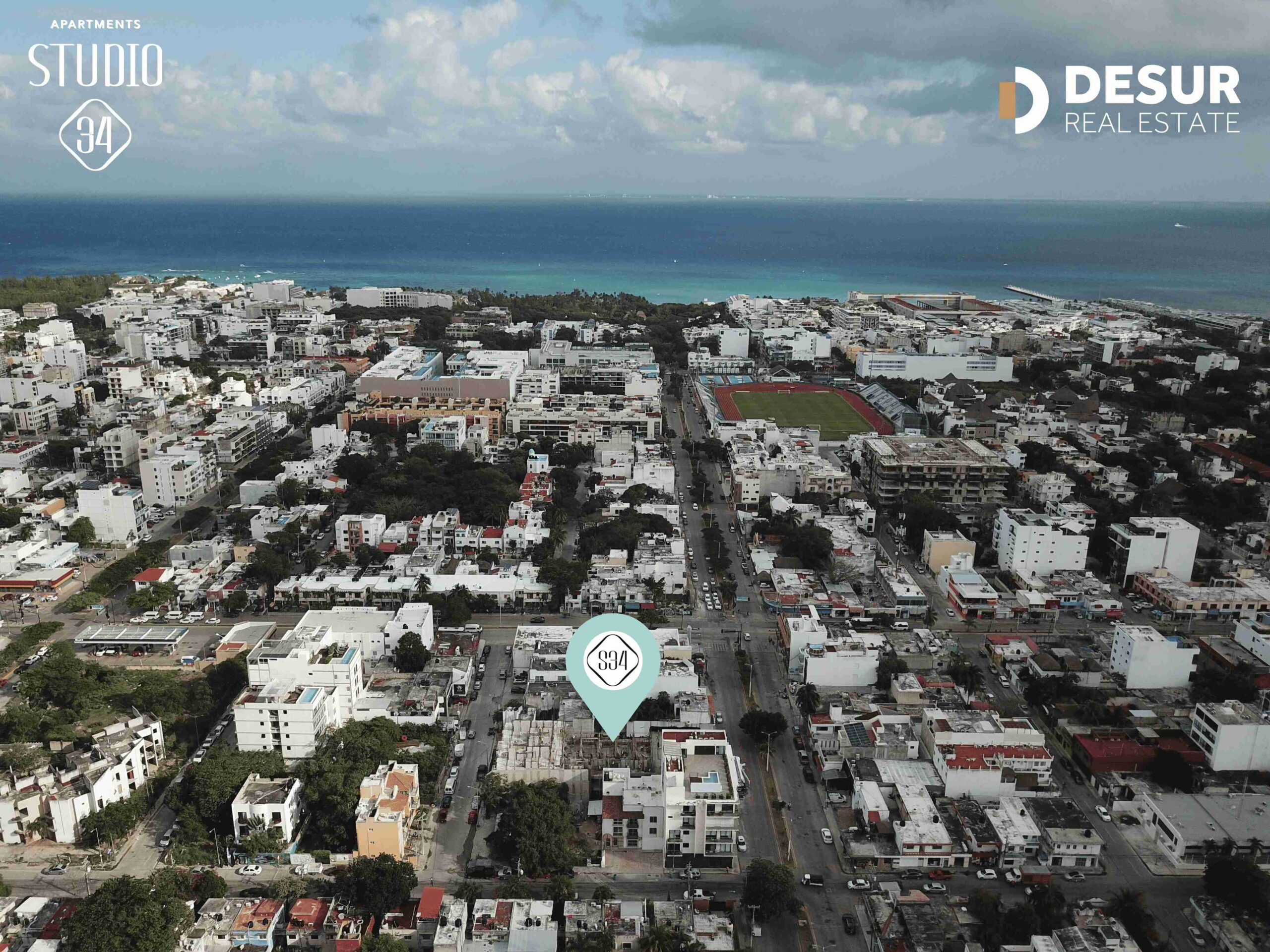 Mapa de Ubicación Studio 34 Playa del Carmen