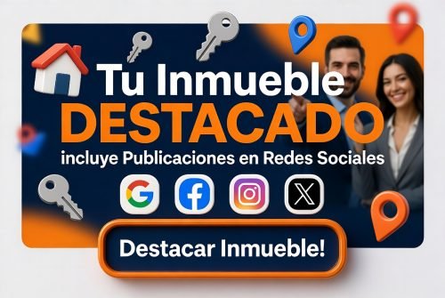 Tu Inmueble Destacado incluye publicaciones en Redes Sociales